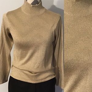 talbots mock turtleneck